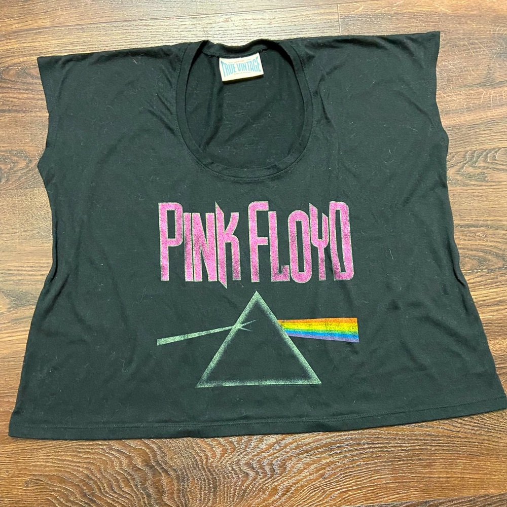 Pink Floyd cropped band tee - size M